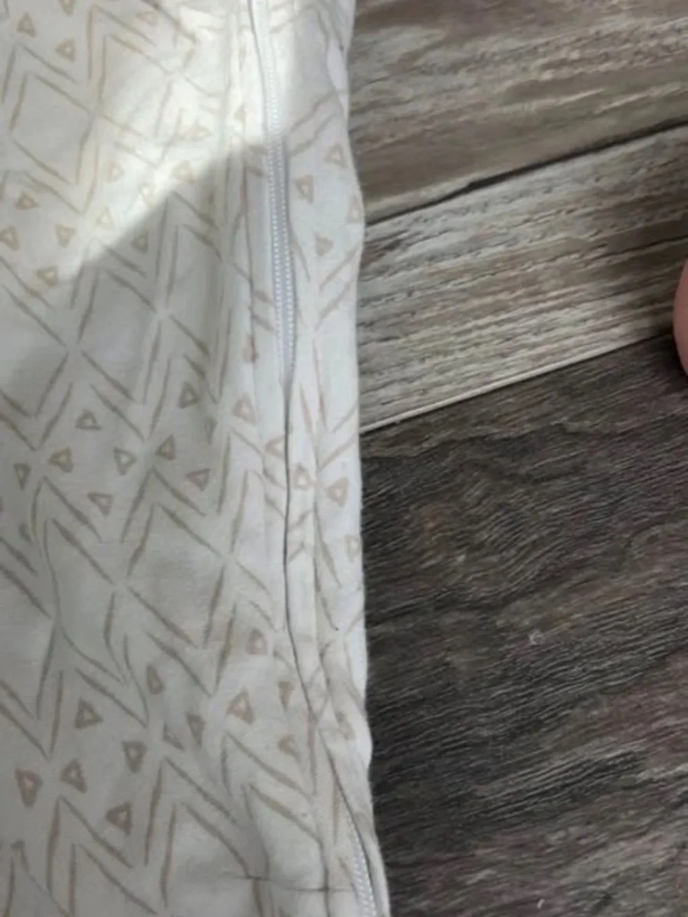 Aden + Anais essentials cream and brown swaddle (0-3m)